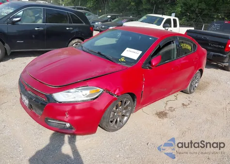 2013 Dodge Dart Sxt/Rallye из США, поврежденный, VIN 1C3CDFBA8DD137040